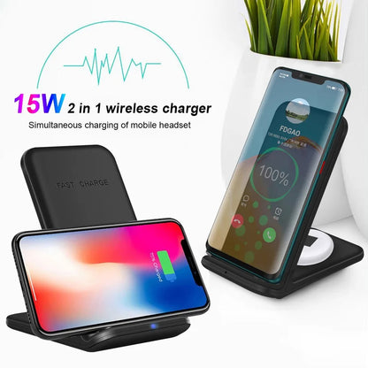 Wireless Fast Charger Dock Station