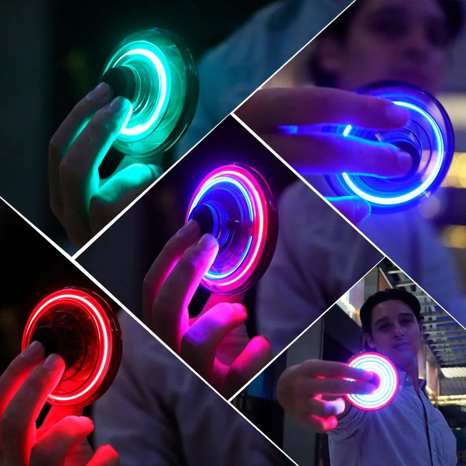 LED Flying Spinner Mini Drone