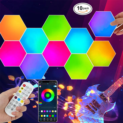 Bluetooth LED Hexagon Light