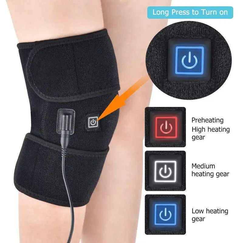 Knee Brace Support Wrap Massager Infrared Heating Hot Therapy