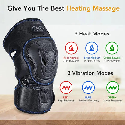 Knee Brace Support Wrap Massager Infrared Heating Hot Therapy