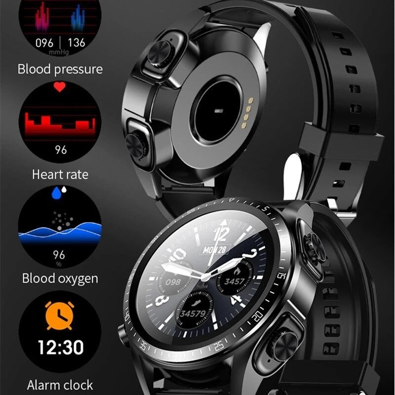 Ear Wireless Stereo Earbuds Smart Watch