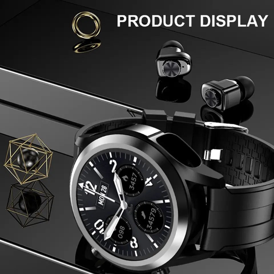 Ear Wireless Stereo Earbuds Smart Watch