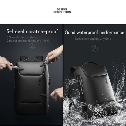 New Backpack Aesthetic Design Anti Theft Backpack,Smart Work Backpack with USB Charging Port, Business Laptop Fit for 15.6 INCH Laptop