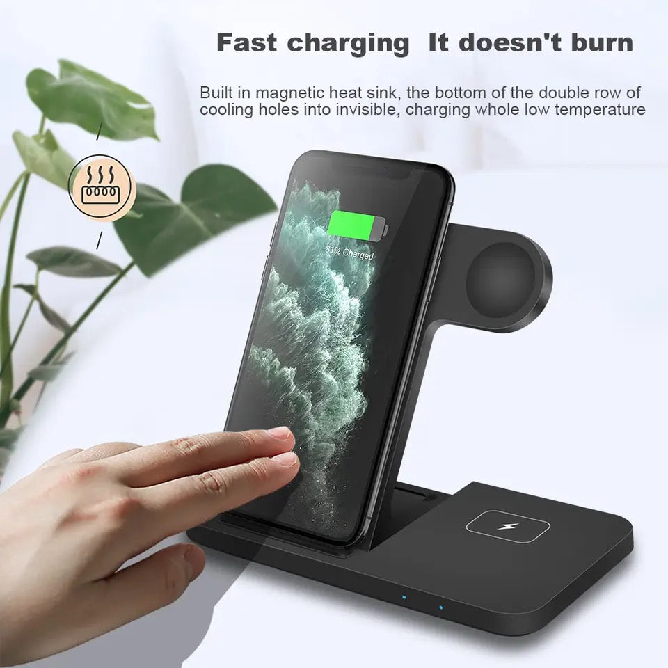 Wireless Fast Charger Dock Station