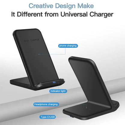 Wireless Fast Charger Dock Station