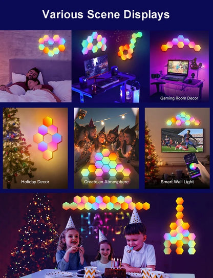 Bluetooth LED Hexagon Light