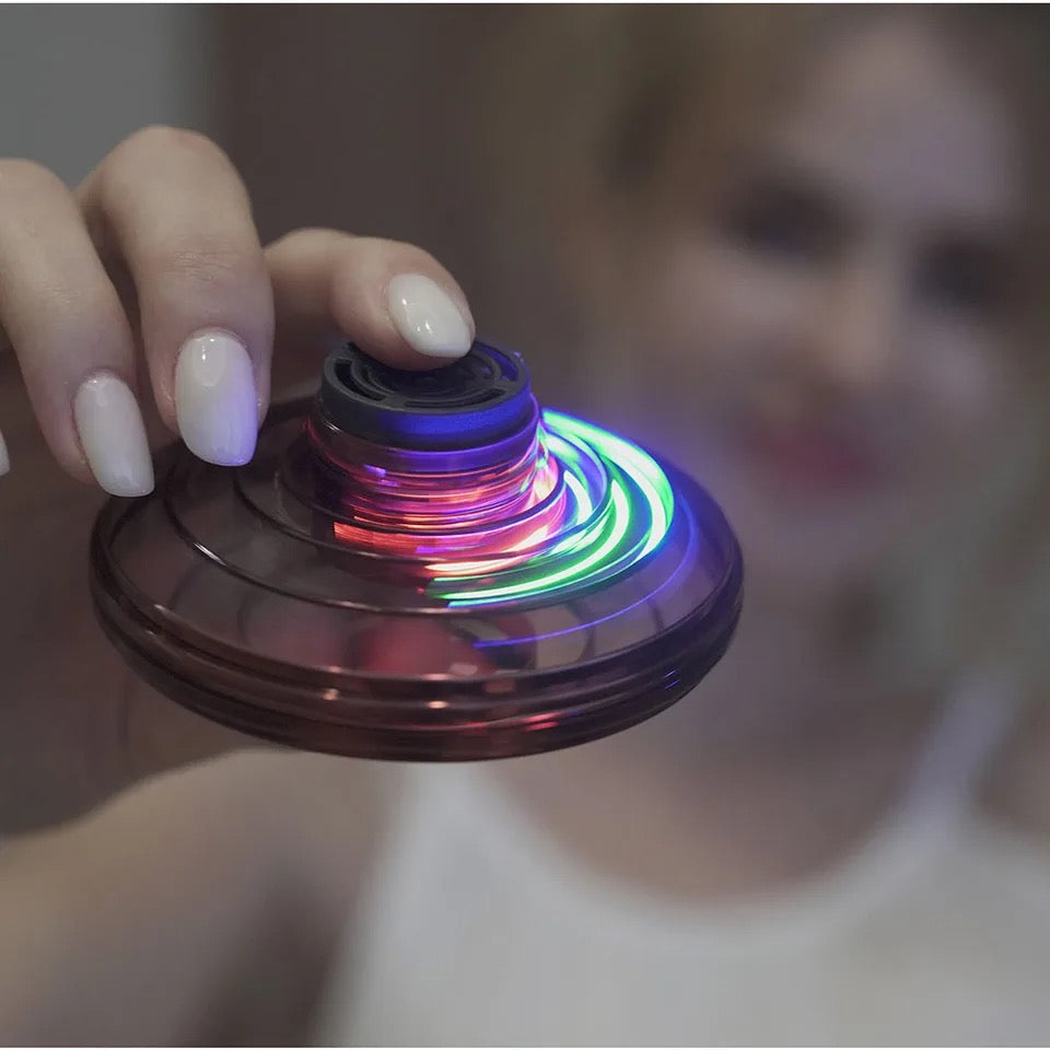 LED Flying Spinner Mini Drone