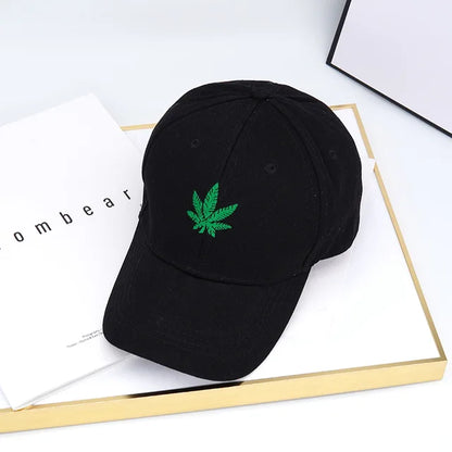 Maple Leaf Embroidered Cap