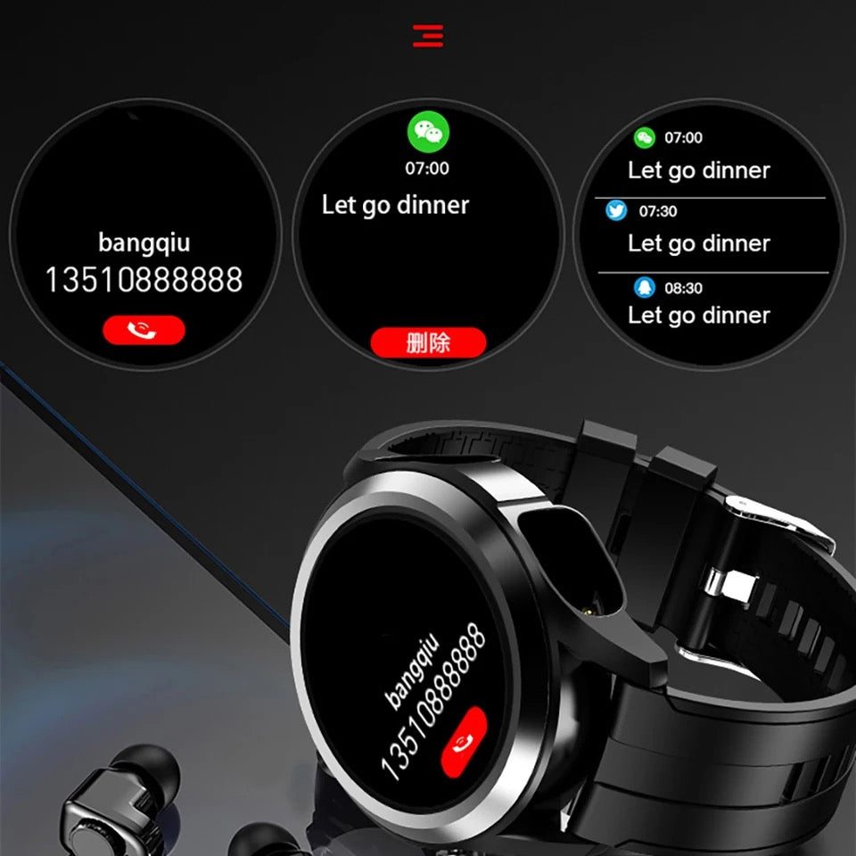 Ear Wireless Stereo Earbuds Smart Watch