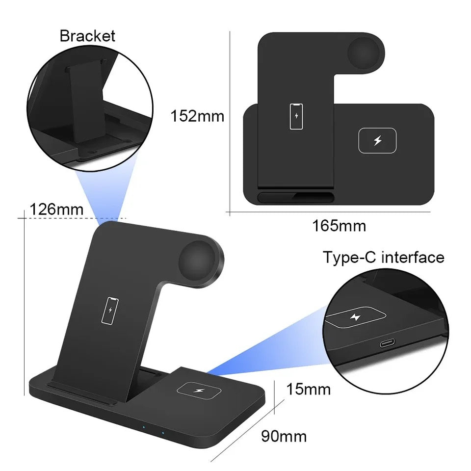 Wireless Fast Charger Dock Station