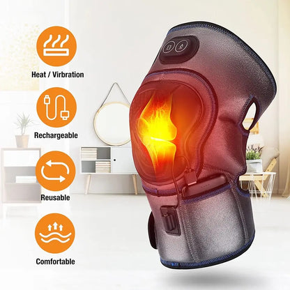 Knee Brace Support Wrap Massager Infrared Heating Hot Therapy