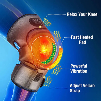 Knee Brace Support Wrap Massager Infrared Heating Hot Therapy