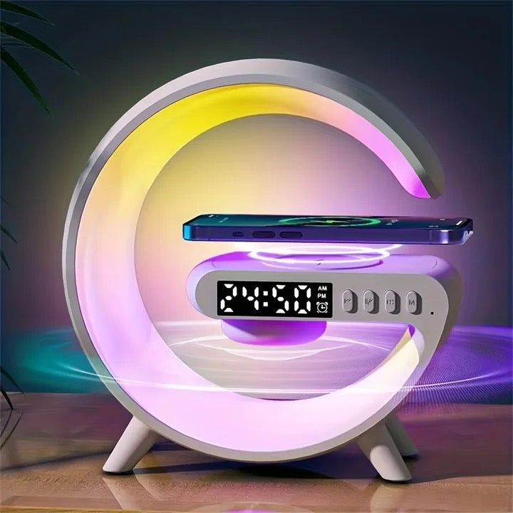 Bluetooth Speaker Wireless Charger Lamp