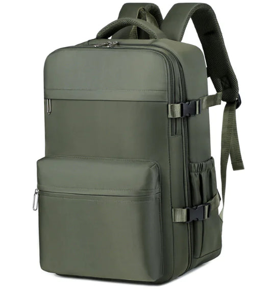 Men’s Expandable 60L Compression Travel Backpack – 17" Laptop, Business & Outdoor