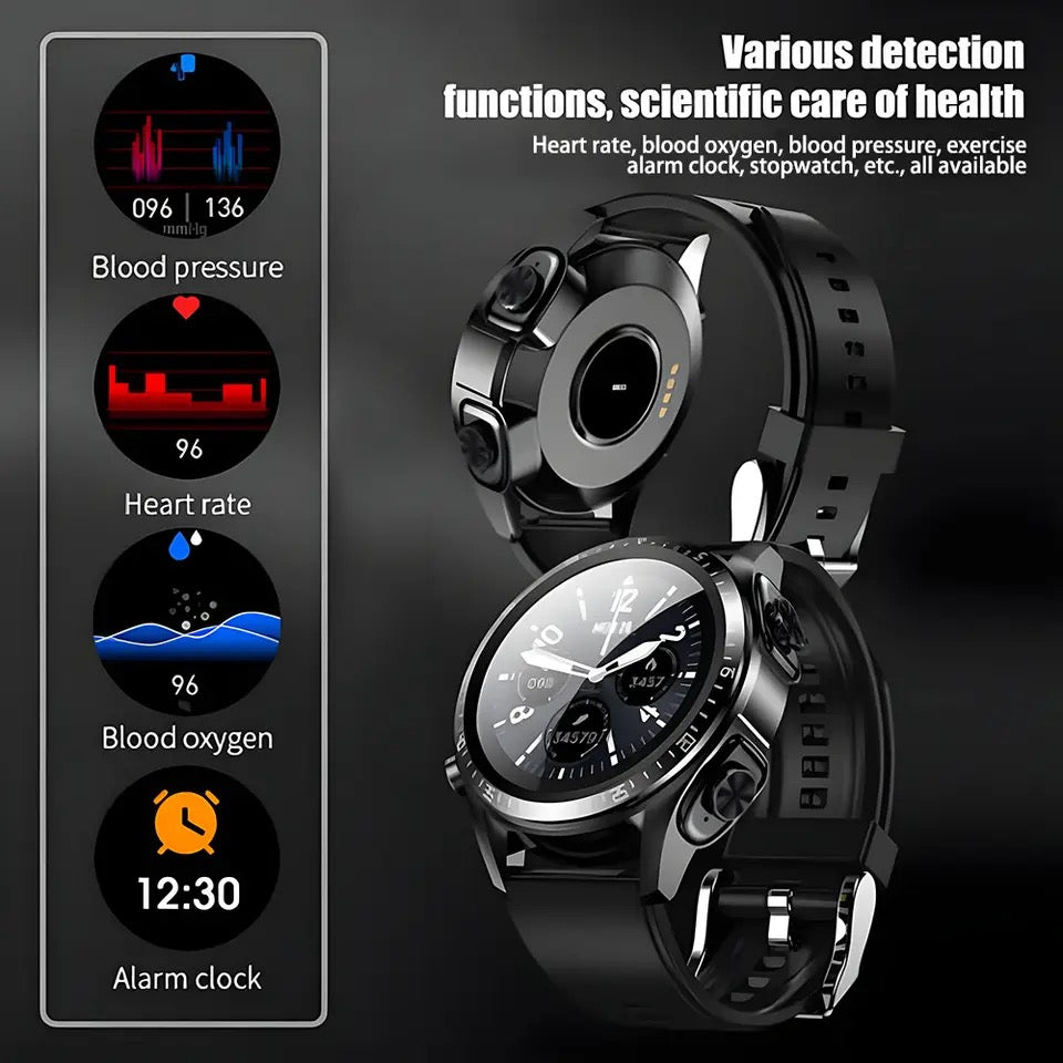 Ear Wireless Stereo Earbuds Smart Watch