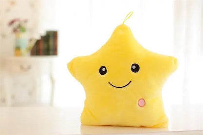 LED Star PillowLED Twinkle Star Soft Plush Pillow Toys Glowing Stuffed Star Light up Pillow Plush with Colorful Night Lights Birthday Gift for Kids