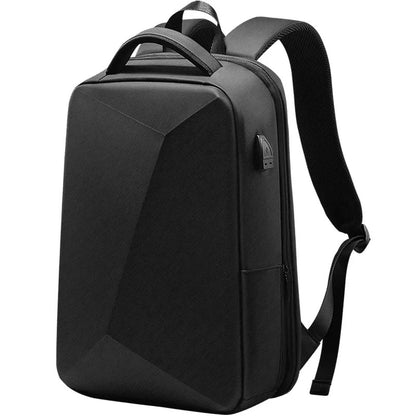 Anti-theft Laptop Backpack Anti-Theft Hard Shell Backpack 15.6-Inch,Expandable Slim Business Travel Laptop Backpack for Men,Water Resistant Black Laptop Bag with USB Port