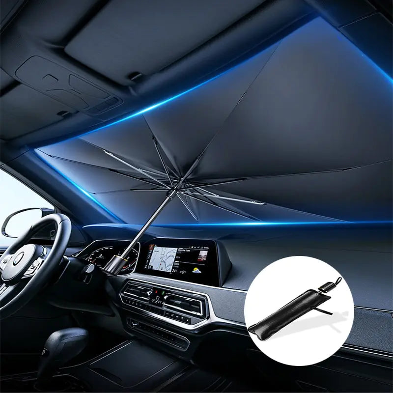 Car Sunshade Umbrella Style Front Glass Sunscreen Heat Insulation