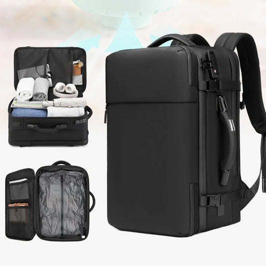 Smart Vacuum Compression Backpack with Laptop Compartment
