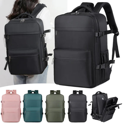 Men’s Expandable 60L Compression Travel Backpack – 17" Laptop, Business & Outdoor
